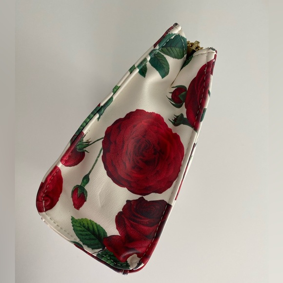 NWOT Paper Destiny Rose Print Zipper Pouch Makeup Cosmetic Bag 🌹 - Picture 3 of 7